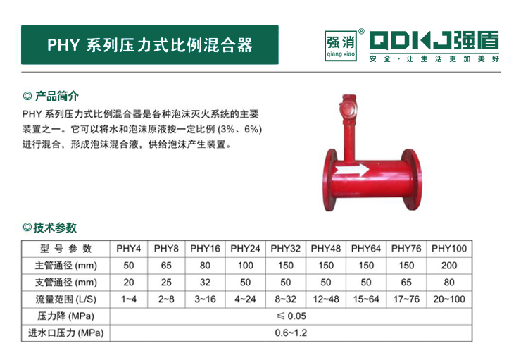 压力式比例混合器