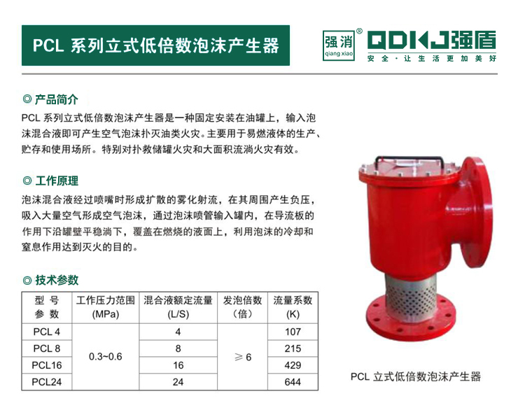 PCL立式泡沫产生器